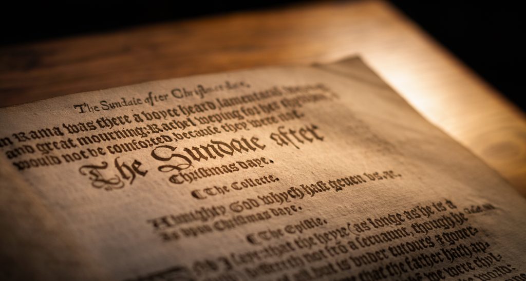 Book of Common Prayer ~ 1552